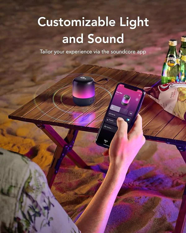 Anker Soundcore Glow Mini B2C Portable Speaker, A3136011 – Black