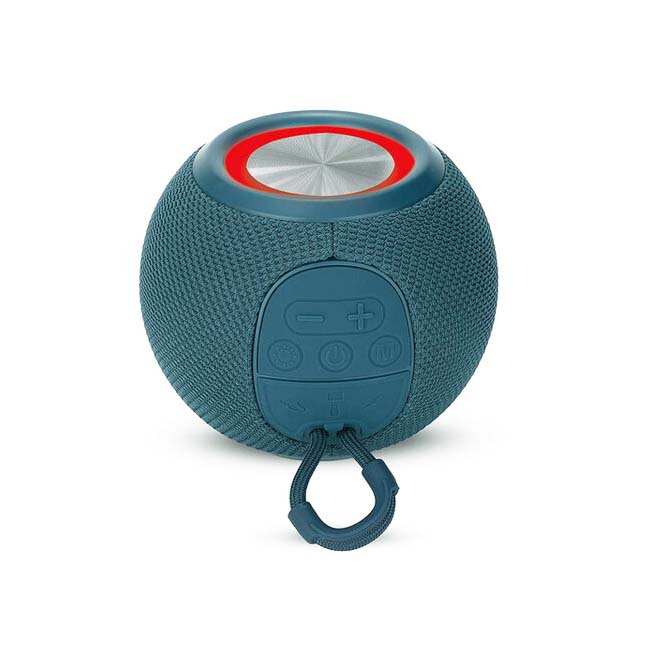 THE SOURCE ORB SPEAKER BLUE WITH RGB LIGHTING