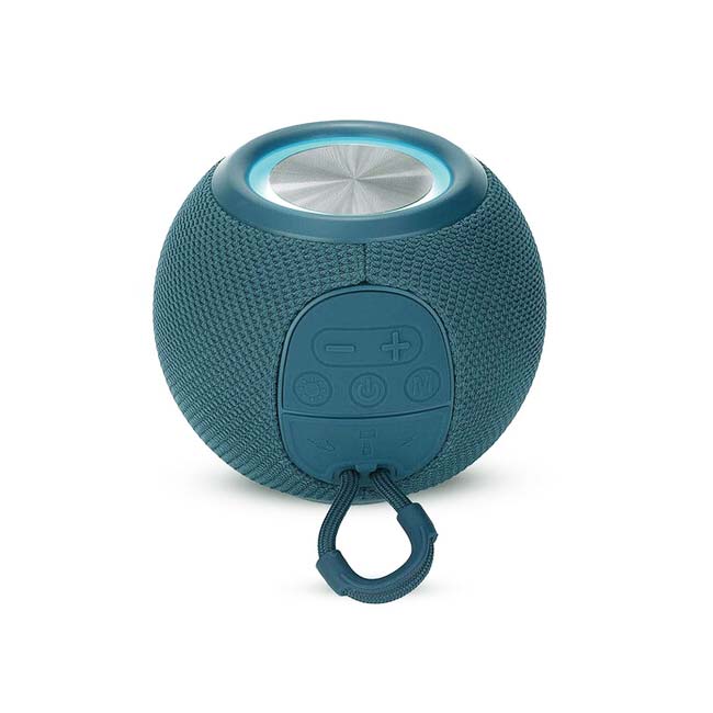 THE SOURCE ORB SPEAKER BLUE WITH RGB LIGHTING